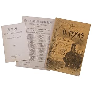 [Italian Texas: Three Scarce 19th Century Publications]