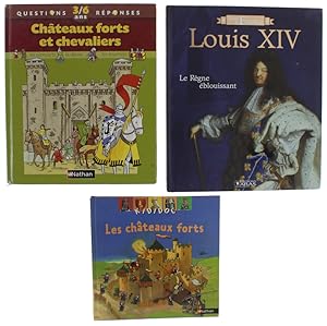 Image du vendeur pour LOUIS XIV + CHATEAUX FORTS ET CHEVALIERS + LES CHATEAUX FORTS [offre de 3 volumes ensemble]: mis en vente par Bergoglio Libri d'Epoca