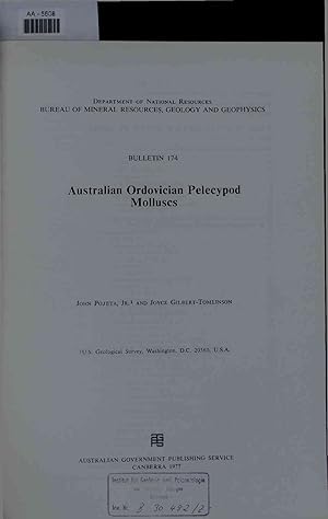 Bild des Verkufers fr Australian Ordovician pelecypod molluscs. zum Verkauf von Antiquariat Bookfarm