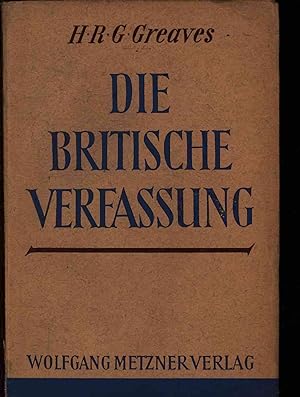 Immagine del venditore per Die Britische Verfassung. venduto da Antiquariat Bookfarm