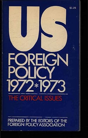 Bild des Verkufers fr U.S. foreign policy 1972-1973. zum Verkauf von Antiquariat Bookfarm
