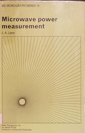 Bild des Verkufers fr Iee Monograph Series 12. Microwave power measurement. zum Verkauf von Antiquariat Bookfarm