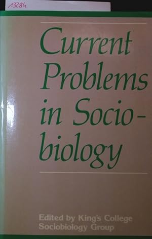 Imagen del vendedor de Current Problems in Sociobiology a la venta por Antiquariat Bookfarm