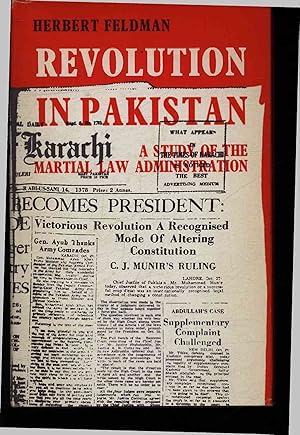 Seller image for Revolution in Pakistan. A study of the martial law administration for sale by Antiquariat Bookfarm
