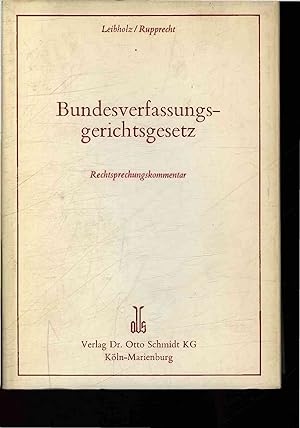 Immagine del venditore per Bundesverfassungsgerichtsgesetz. venduto da Antiquariat Bookfarm