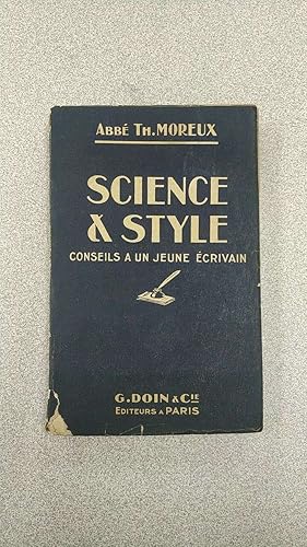 Seller image for Science & style / conseils a un jeune crivain for sale by Dmons et Merveilles