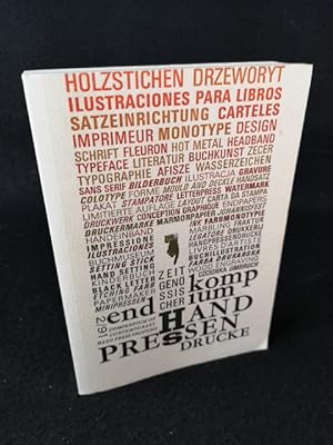 Seller image for Kompendium zeitgenssischer Handpressendrucke 7. Ausgabe 2/1991 B Wayzgoose-Ausgabe for sale by ANTIQUARIAT Franke BRUDDENBOOKS