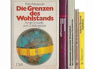 Bild des Verkufers fr Konvolut Wohlstand und Wirtschaftsmodelle". 7 Titel. 1.) Peter Atteslander: Die Grenzendes Wohlstandes, An der Schwelle zum Zuteilungsstaat 2.) Sptkapitalismus ohne Perspektive, Tendenzen und Widersprche des westdeutschen Imperialismus am Ende der 60er Jahre, hrsg. vom Deutschen Wirtschaftsinstitut 3.) konomische und soziale Wirksamkeit des wissenschaftlich-technischen Fortschritts 4.) M. A. Iljin; M. A. Rabinowitsch: Politische konomie des Kapitalismus in Fragen und Antworten, Kapital, Lohn, Arbeit, Mehrwert, Geld, Monopole, Krisen 5.) Erika Schmidt; Wilhelm Schmidt: Wer hat das bessere Wirtschaftsmodell? Eine Streitschrift fr Planmigkeit contra Spontaneitt 6.) Heidi Schller: Wir Zukunftsdiebe, Wie wir die Chancen unserer Kinder verspielen 7.) Rudolf Warnke: Rettet das Schlaraffenland. Ein Appell an alle, die Selbstzerstrung zu beenden und die Produzenten des Wohlstandes pfleglicher zu behandeln als seine Parasiten zum Verkauf von Agrotinas VersandHandel