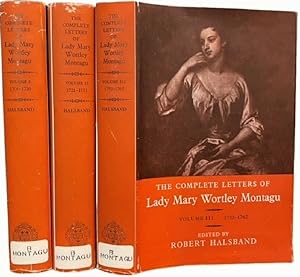 Imagen del vendedor de The Complete Letters of Lady Mary Wortley Montagu, Three volume set a la venta por Alplaus Books