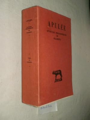 Seller image for Apulee Opuscules Philosophiques for sale by Ammareal