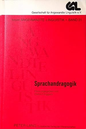 Bild des Verkufers fr Sprachandragogik. Forum angewandte Linguistik ; Bd. 31 zum Verkauf von books4less (Versandantiquariat Petra Gros GmbH & Co. KG)