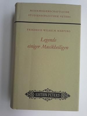 Bild des Verkufers fr Legende einiger Musikheiligen. zum Verkauf von Herr Klaus Dieter Boettcher