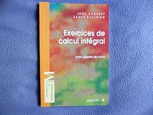 Exercices de calcul intégral avec rappel de cours