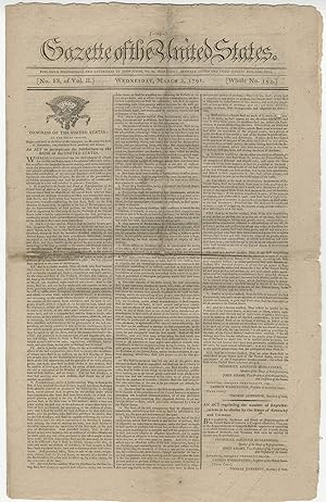 "An Act to Incorporate the Subscribers to the Bank of the United States"