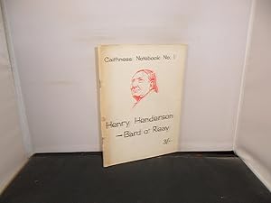 Seller image for Henry Morrison Henderson, Bard O'Reay 1873-1957 A Selection of his poems, with a biographical sketch by John Humphries for sale by Provan Books