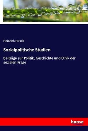 Image du vendeur pour Sozialpolitische Studien mis en vente par BuchWeltWeit Ludwig Meier e.K.