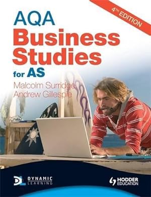 Bild des Verkufers fr AQA Business Studies for AS (Surridge & Gillespie), 4th Edition zum Verkauf von WeBuyBooks 2