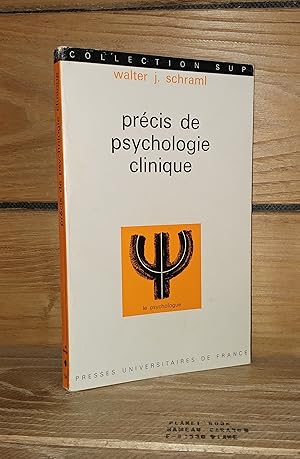 Seller image for PRECIS DE PSYCHOLOGIE CLINIQUE - (abriss der klinischen psychologie) for sale by Planet's books