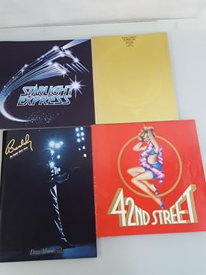 Seller image for Konvolut 4 Hefte: Verschiedene Musical-Hefte: 42nd Street; Starlight Express; Jesus Christ Superstar; Die Buddy-Holly-Story for sale by SIGA eG