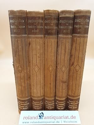 Enzyklopädie der Rechtswissenschaft in systematischer Bearbeitung. (in 5 Bänden)