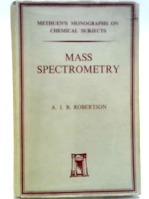 Bild des Verkufers fr Mass Spectrometry zum Verkauf von World of Rare Books