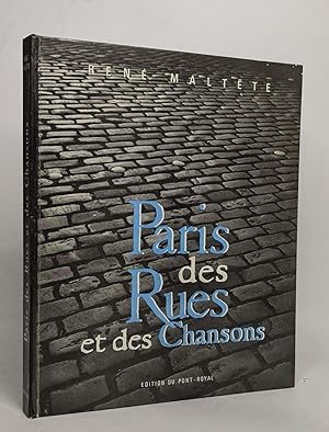 Paris des rues et des chansons