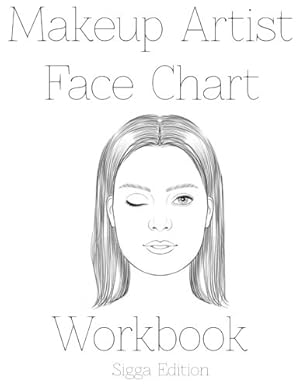 Image du vendeur pour Makeup Artist Face Chart Workbook Sigga Edtion mis en vente par WeBuyBooks 2