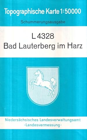 Topographische Karte 1 : 50 000 L 4328 Bad Lauterberg im Harz