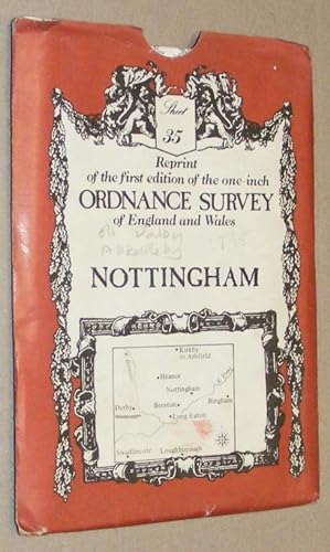 Imagen del vendedor de Nottingham: Sheet 35, reprint of the first edition of the one-inch Ordnance Survey of England and Wales a la venta por Nigel Smith Books