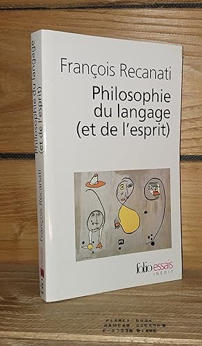 Seller image for PHILOSOPHIE DU LANGAGE ET DE L'ESPRIT for sale by Planet's books