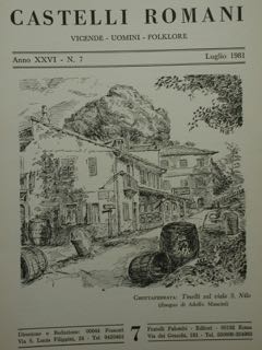 CASTELLI ROMANI. VICENDE - UOMINI - FOLKLORE. Anno XXVI - N. 9, Settembre 1981