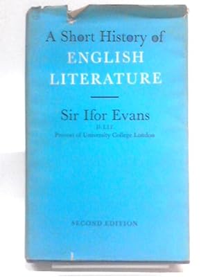 Bild des Verkufers fr A Short History of English Literature zum Verkauf von World of Rare Books