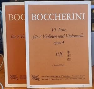 VI Trios für 2 Violinen und Violoncello Opus 4 Heft I+ II (Hg. Bernhard Päuler)