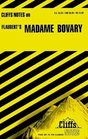 Bild des Verkufers fr Notes on Flaubert's 34;Madame Bovary34; (Cliffs notes) zum Verkauf von WeBuyBooks