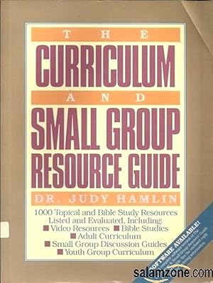 Immagine del venditore per Curriculum and Small Group Resource Guide: Over 1000 Topical and Bible Study Resources Listed and Evaluated venduto da Redux Books