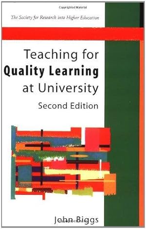 Bild des Verkufers fr Teaching For Quality Learning at University: What the Student Does (Society for Research into Higher Education) zum Verkauf von WeBuyBooks