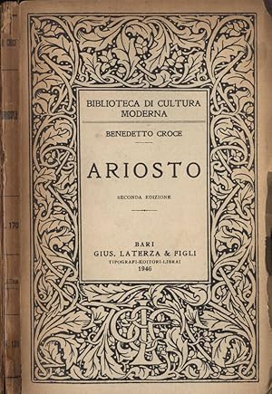 Bild des Verkufers fr Ariosto zum Verkauf von Biblioteca di Babele