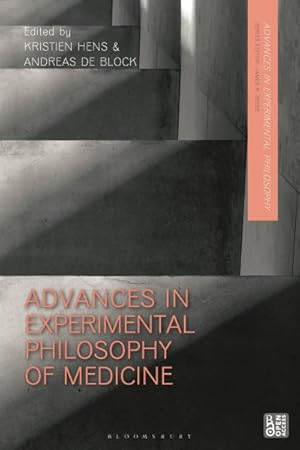 Bild des Verkufers fr Advances in Experimental Philosophy of Medicine zum Verkauf von GreatBookPrices