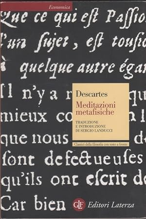 Immagine del venditore per Meditazioni metafisiche - Ren Descartes venduto da libreria biblos