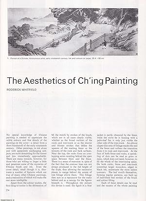 Bild des Verkufers fr The Aesthetics of Ch'ing Painting. An original article from Apollo, International Magazine of the Arts, 1977. zum Verkauf von Cosmo Books