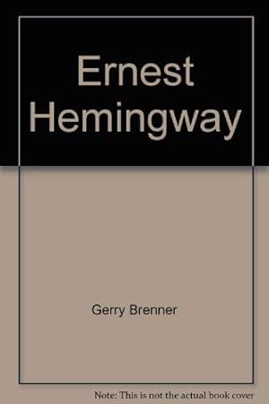 Seller image for Ernest Hemingway for sale by -OnTimeBooks-