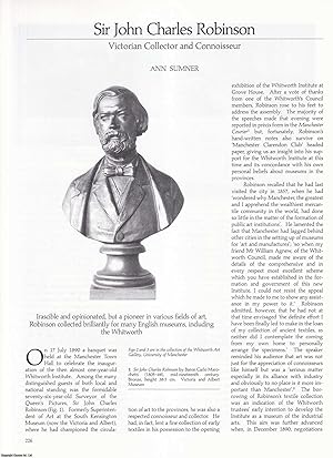 Image du vendeur pour Sir John Charles Robinson: Victorian Collector and Connoisseur. An original article from Apollo, International Magazine of the Arts, 1989. mis en vente par Cosmo Books