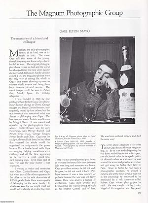 Seller image for The Magnum Photographic Group, Founded in 1948: Memories of a Friend and Colleague. An original article from Apollo, International Magazine of the Arts, 1989. for sale by Cosmo Books
