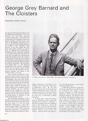 Seller image for George Grey Barnard and The Cloisters, Medieval Art Museum in New York. An original article from Apollo, International Magazine of the Arts, 1977. for sale by Cosmo Books