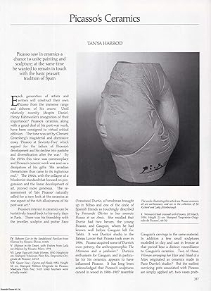 Seller image for Picasso's Ceramics. An original article from Apollo, International Magazine of the Arts, 1989. for sale by Cosmo Books