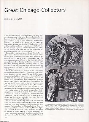 Image du vendeur pour Great Chicago Art Collectors. Together with, Clarence Buckingham: Collector of Japanese Prints. Two original articles from Apollo, International Magazine of the Arts, 1966. mis en vente par Cosmo Books