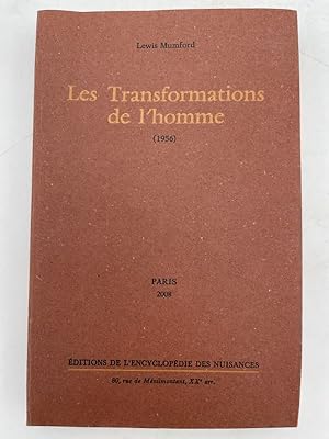 Bild des Verkufers fr Les transformations de l'Homme (1956) zum Verkauf von LIBRAIRIE GIL-ARTGIL SARL