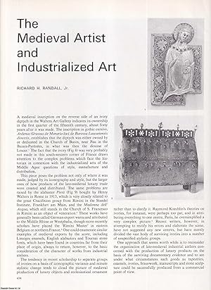 Seller image for The Medieval Artist and Industrialised Art. An original article from Apollo, International Magazine of the Arts, 1966. for sale by Cosmo Books