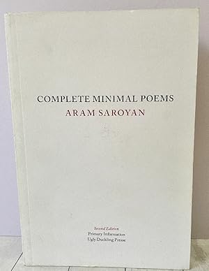 Immagine del venditore per Complete Minimal Poems, 2nd Edition venduto da PorterMonkey Books