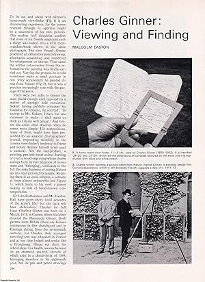 Immagine del venditore per Charles Ginner: The Painter and His Homemade View-Finder. An original article from Apollo, International Magazine of the Arts, 1970. venduto da Cosmo Books